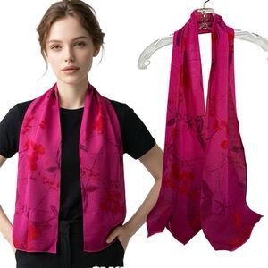 Fashion Women’s Scarf Viscosa Wrap Summer Floral Scarves 59” X 9” New